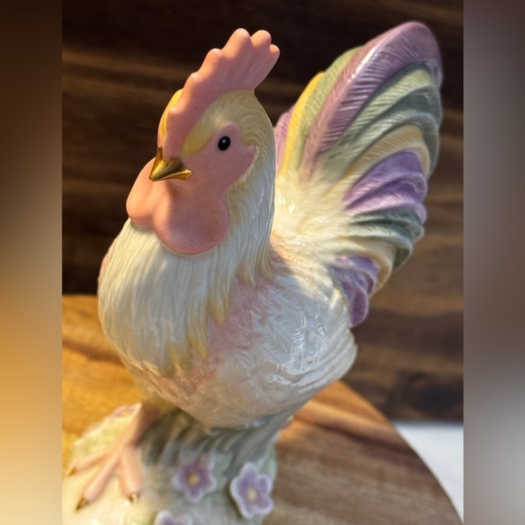 Lenox Country Gentleman Rooster Figurine Pastel - Picture 3 of 4